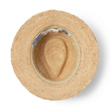 Load image into Gallery viewer, Christine Raffia Fedora Hat - Natural/Taupe
