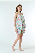 Load image into Gallery viewer, Cotton Pyjama Cami Short Set - Spring Floral
