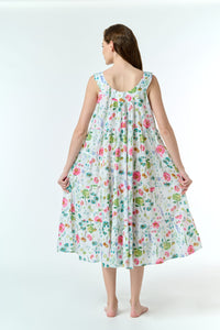 Cotton Tiered Nightie - Spring Floral