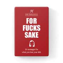 Load image into Gallery viewer, &quot;For Fucks Sake&quot; - 24  Card Pack
