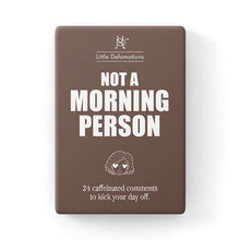 Load image into Gallery viewer, &quot;Not a Morning Person&quot; - 24 Card Pack
