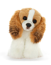 Load image into Gallery viewer, Demdaco Plush King Charles Spaniel 21cm
