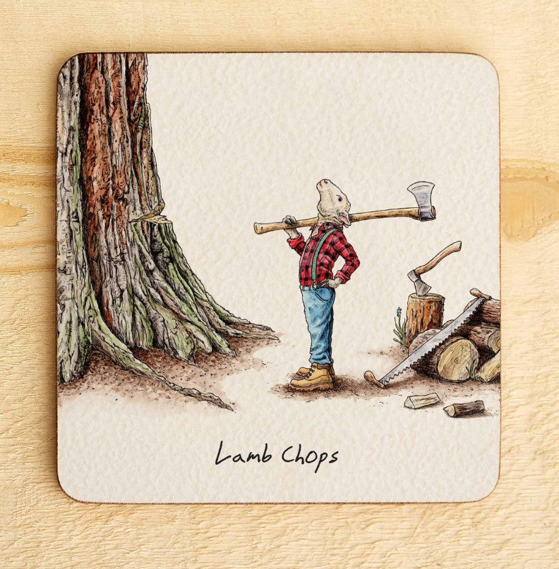 Drink Coaster - Lamb Chops