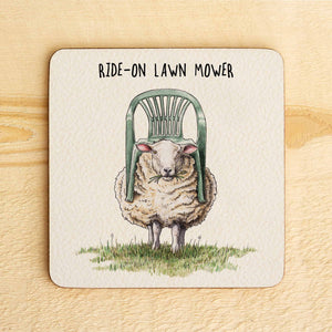 Drink Coaster - Ride on Lawnmower