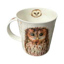 Load image into Gallery viewer, Dunoon Mug - Cairngorm What a Hoot Brown
