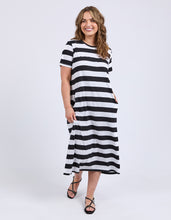 Load image into Gallery viewer, ELM Cotton Adira Dress - Black/White Stripe
