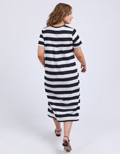 Load image into Gallery viewer, ELM Cotton Adira Dress - Black/White Stripe
