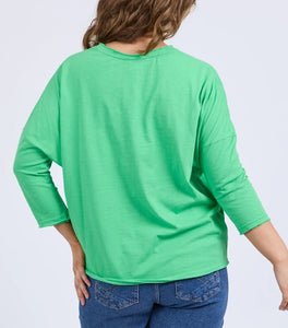 ELM Anya L/S Tee - Spring Green