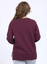 Load image into Gallery viewer, ELM Melbourne Crew Sweatshirt - Merlot
