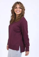 Load image into Gallery viewer, ELM Melbourne Crew Sweatshirt - Merlot
