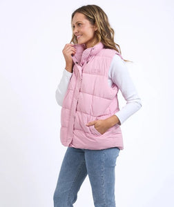 ELM Core Puffer Vest - Soft Pink