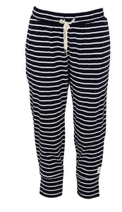 ELM Cotton Brunch Pant - Navy/white Stripe