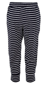 ELM Cotton Brunch Pant - Navy/white Stripe