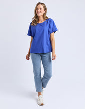Load image into Gallery viewer, ELM Curtis Woven Tee - Ocean Blue
