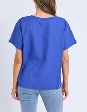 Load image into Gallery viewer, ELM Curtis Woven Tee - Ocean Blue
