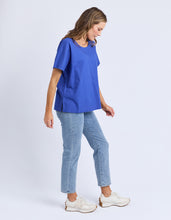 Load image into Gallery viewer, ELM Curtis Woven Tee - Ocean Blue

