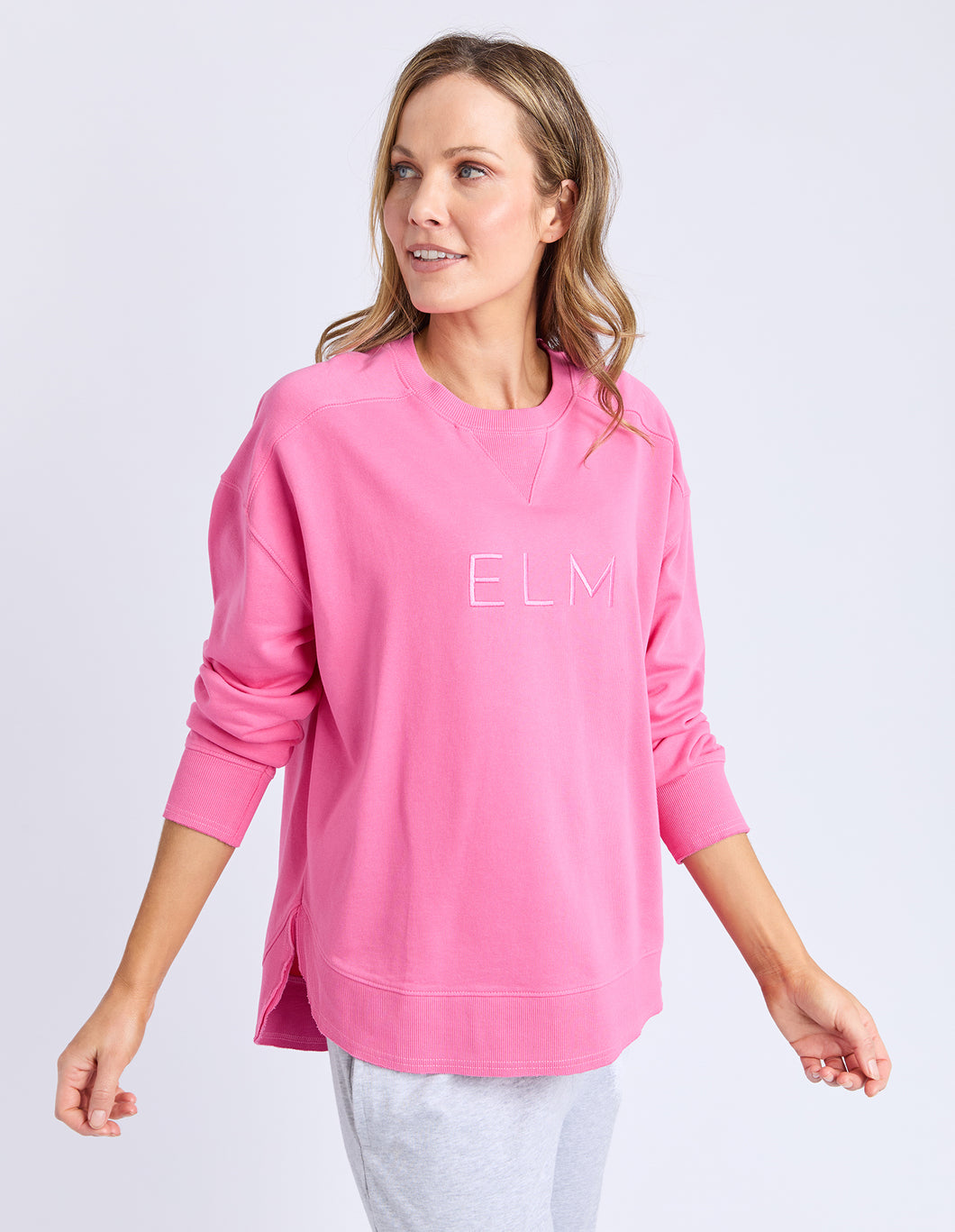 ELM Established Crew - Aurora Pink