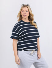 Load image into Gallery viewer, ELM Halli S/S Tee - Navy/White Stripe
