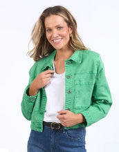 Load image into Gallery viewer, ELM Hazel Denim Jacket - Greenbriar
