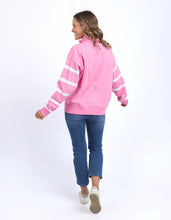 Load image into Gallery viewer, ELM Lane Zip Crew - Pink/White
