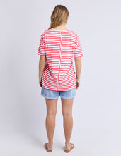 Load image into Gallery viewer, ELM Lauren S/S Tee - Cayenne/White
