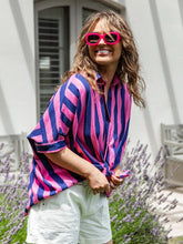 Load image into Gallery viewer, ELM Palermo Stripe Shirt - Blue/Pink
