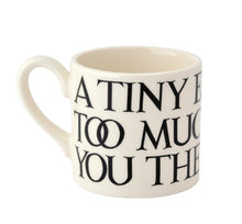 Load image into Gallery viewer, Emma Bridgewater Black Toast Espresso Mug
