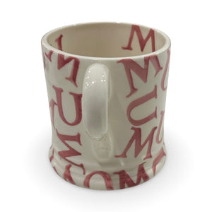 Emma Bridgewater 1/2 Pint Mug - M.U.M. Pink