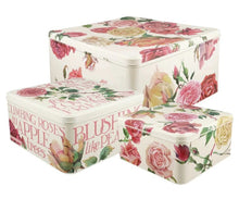 Load image into Gallery viewer, Emma Bridgewater Rose &amp; Pink Large Square Tin
