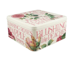 Emma Bridgewater Rose & Pink Medium Square Tin