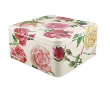 Load image into Gallery viewer, Emma Bridgewater Rose &amp; Pink Small Square Tin
