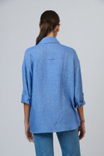 Load image into Gallery viewer, Enveloppe Linen Shirt - Azur
