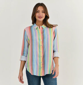 Enveloppe Linen Shirt - Paradise