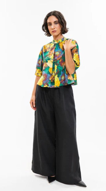 Eva Sunday Loretta Top - Artists Bouquet (Liberty Tana Lawn)