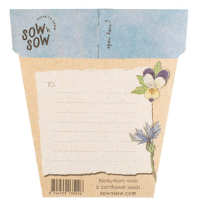 Sow n Sow Culinary Flowers Gift of Seeds (Australia only)