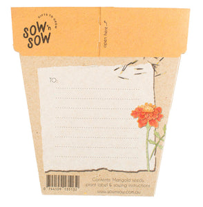 Sow n Sow Marigolds Gift of Seeds (Australia only)