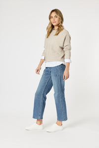 Gordon Smith Carmen Batwing Jumper - Natural