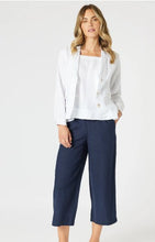 Load image into Gallery viewer, Gordon Smith Danielle Linen Jacket - White
