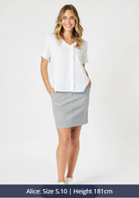 Load image into Gallery viewer, Gordon Smith Taylor Skirt - Navy/White
