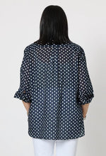 Load image into Gallery viewer, Gordon Smith Get Spotty Shirt - Navy/White

