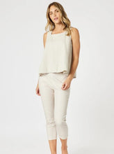 Load image into Gallery viewer, Gordon Smith Miley Lino Cami - Natural
