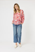 Load image into Gallery viewer, Gordon Smith Paisley Shirt - Red Multi
