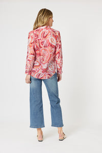 Gordon Smith Paisley Shirt - Red Multi