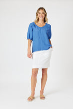 Load image into Gallery viewer, Gordon Smith Stitch Hem Skirt - White
