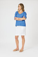 Load image into Gallery viewer, Gordon Smith Stitch Hem Skirt - White
