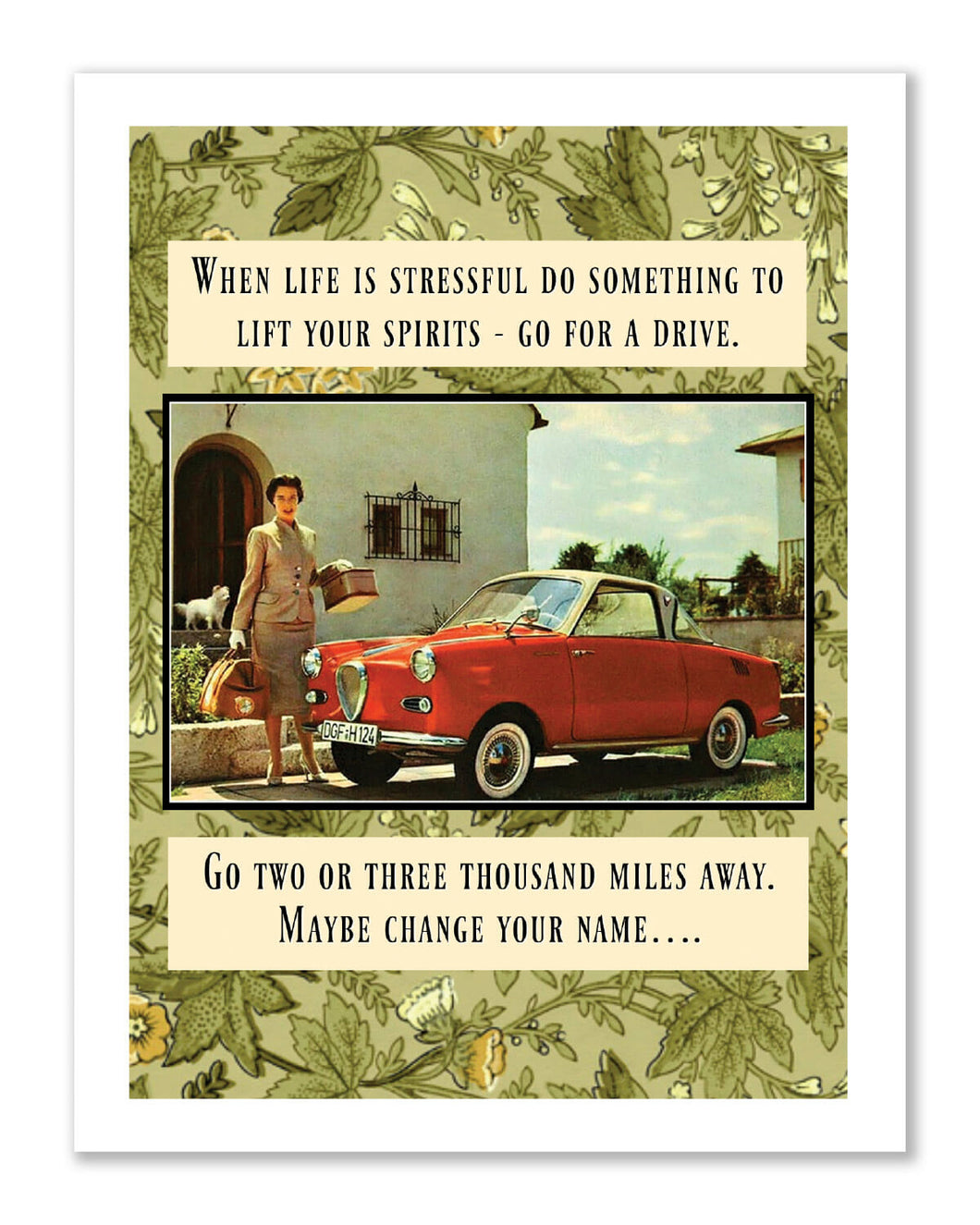 Greeting Card - Go For A Drive