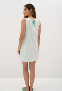 Humidity Cali Dress - Navy Sripe