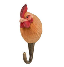Load image into Gallery viewer, Hand Carved Wall Hook - Hen
