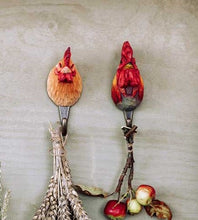 Load image into Gallery viewer, Hand Carved Wall Hook - Rooster
