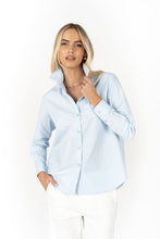 Load image into Gallery viewer, Humidity Boyfriend Shirt - Ice Blue
